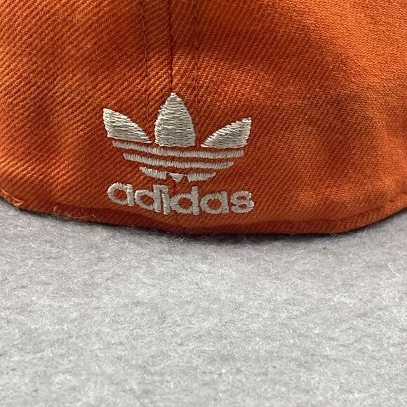 Houston Rockets Hat Adult Orange adidas Basketball Fitted Wool Cap 7 1/2 NBA - Picture 4 of 10